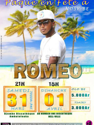 Pâques en fête à Nosy-Be - avec Romeo‍ - Number One‍ Djembe Discothèque Ambatoloaka Nosy Be - Madagasikara‍