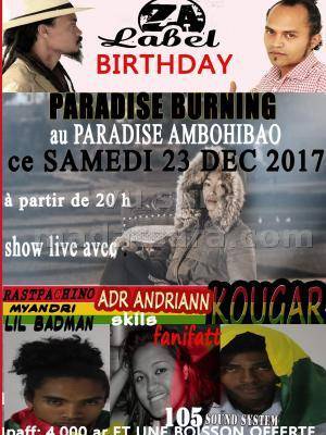 Paradise burning avec Thiera Kougar, ADR Andriann, Lil Bad Man Paradise Ambohibao