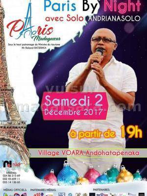Paris by night avec Solo Andrianasolo Village Voara Andohatapenaka