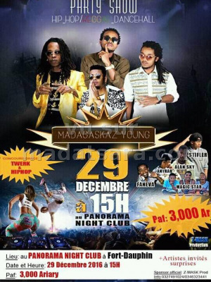 Party Show - Madagascar young au Panorama Fort-Dauphin‍