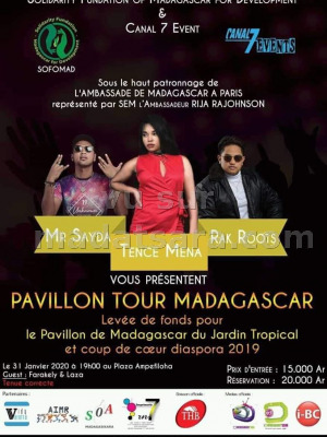 Pavillon Tour Madagascar - Mr Sayda‍ Tence Mena‍ Rak Roots‍ - Plaza Ampefiloha‍