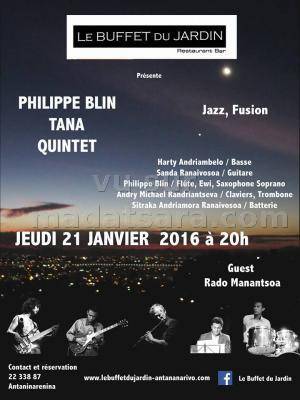 Philippe Blin, Tana Quintet - Jazz Fusion au Buffet du jardin