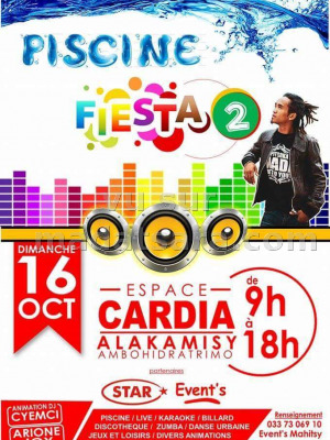 Piscine Fiesta 2 avec Arione Joy‍ & Cyemci‍ - Espace Cardia Alakamisy Ambohidratrimo