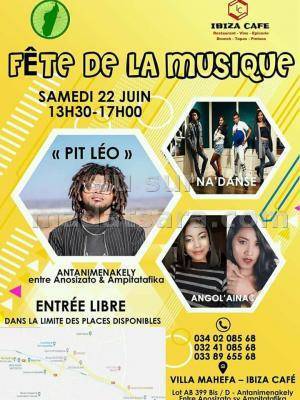 Pit Leo, Angol'Aina, Na'Danse Fête de la musique Ibiza Café Antanimenakely