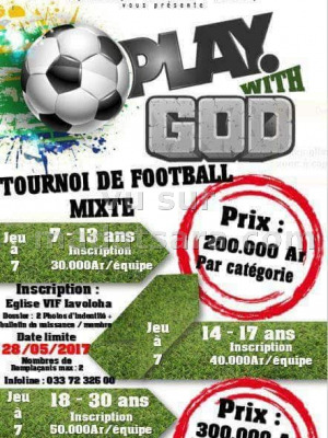 Play with God tournoi de football mixte