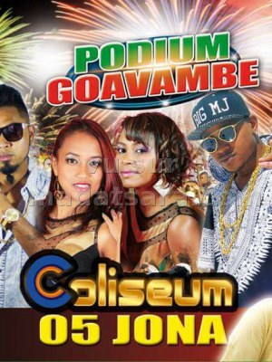 Podium goavambe au Coliseum Antsonjombe‍ avec Black Nadia‍ , Odyai‍ , Tif A tif‍ , Big MJ‍ , Fou Hehy‍ & Manaly‍