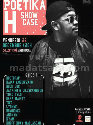 Poetika show case - Chillout Café Ambondrona‍