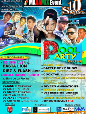 Pool Party au Fami Resort Mahajanga