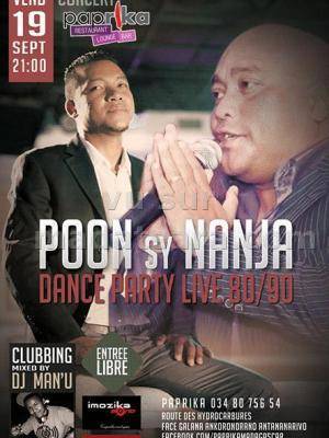 Poon sy Nanja Dance Party Live 80/90 au Paprika Andraharo