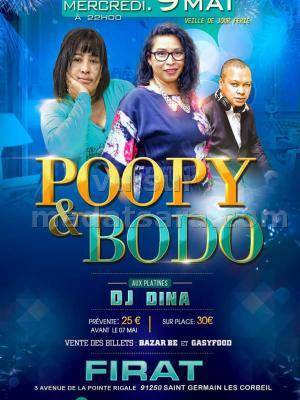 Poopy, Bodo, Dj Dina en concert Salon Firat Saint-Germain Les Corbeil