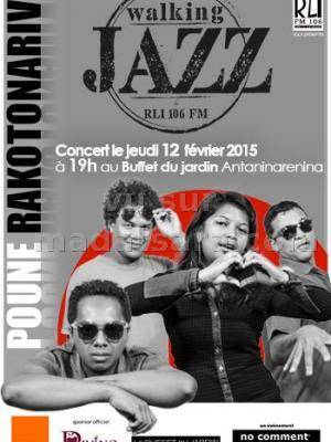 Poune Rakotonarivo - Walking Jazz au Buffet du jardin Antaninarenina