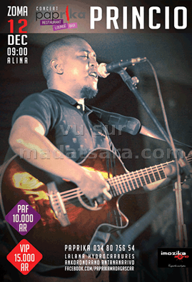 Princio en concert au Paprika