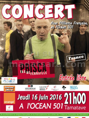 Prisca Tas de feraille en concert à l'Ocean 501 Tamatave