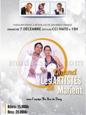 Quand les artistes se marient avec l'équipe The One de Iary au CCI Ivato