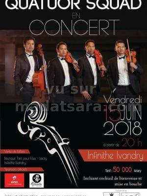 Quator Squad en concert Infinithé Ivandry