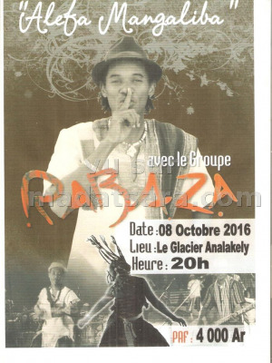 Rabaza‍ en concert Le Glacier Analakely‍