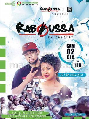 Raboussa en concert au CGM Analakely