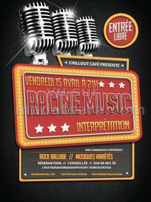 Racine music interprétation au Chillout Café Ambondrona