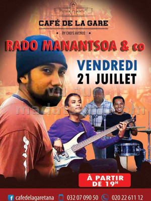 Rado Manantsoa‍ en concert au Café de la Gare Soarano‍