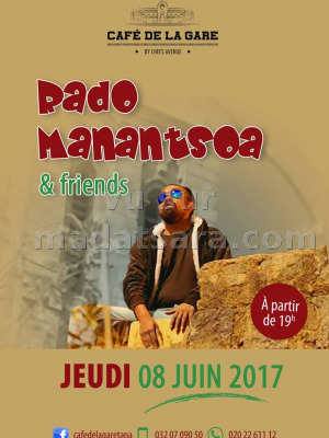 Rado Manantsoa‍ & friends - Café de la Gare Soarano‍