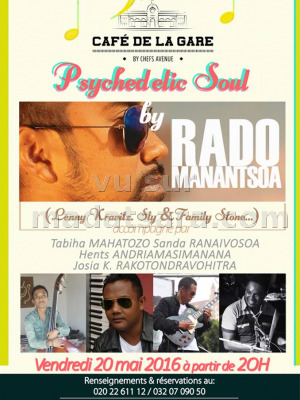 Rado Manantsoa - Psychedelic Soul au Café de la gare