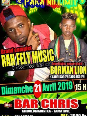 Rah Fely & Borman Lion Bar Chris Ambolomadinika