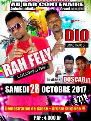 Rah Fely & Dio en show case Bar Conteneur Tamatave