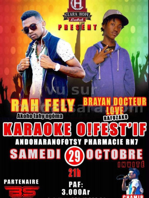 Rah Fely‍ & Docteur Love‍ - Karaoke O!Festif Rasta Andoharanofotsy‍