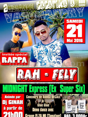 Rah Fely‍ en show case - Midnight Express Vatomandry - Madagasikara‍
