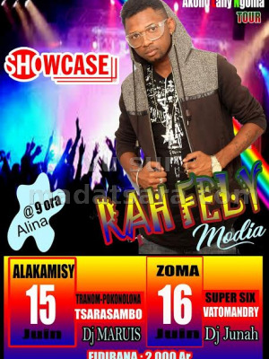 Rah Fely‍ en show case Super Six Midnight Express Vatomandry‍  - Tranompokonolona Tsarasambo