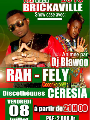 Rah-Fely tour Mada Brickaville au Discothèque Ceresia