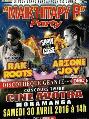 Rak Roots & Arione Joy au Cine Avotra Moramanga "Maik'Hitapy B" Party