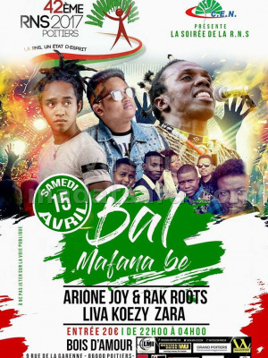 Rak Roots‍ , Arione Joy‍  bal mafana be - Bois d'Amour Poitiers‍