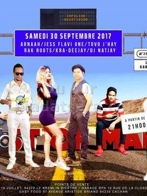 Rak Roots, Arnaah, Jess Flavi One, Tovo j'hay, Kradeejay, Dj Natay en concert Le Millénaire