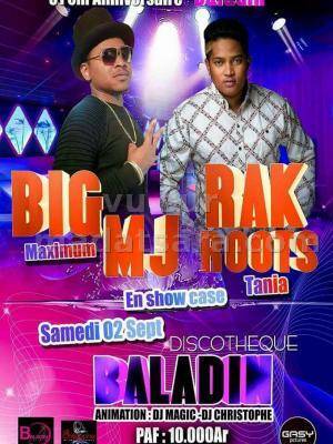 Rak Roots‍ & Big MJ‍ en show case au Baladin Sambava‍
