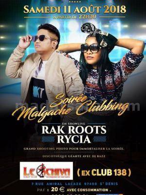 Rak Roots & Rycia en show case Club 138 - La Réunion