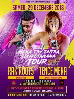 Rak Roots & Tence Mena zn show case Bidot Fonsorbes