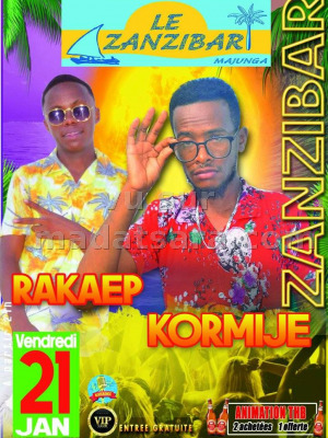 Rakaep, Kormije - Discothèque Zanzibar‍