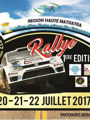 Rallye 1ère édition 3è manche championnat de Mada région haute matsiatra