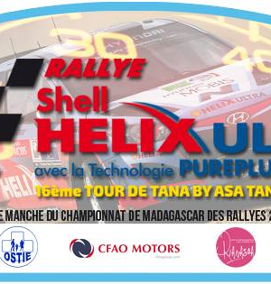 Rallye Shell Helix Ultra - 6è manche du championnat de Madagascar des rallyes 2016
