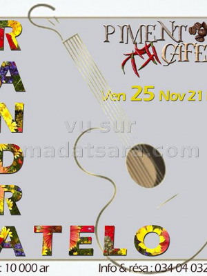 Randrantelo‍ en concert au Piment Café Behoririka‍
