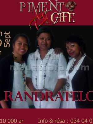 Randrantelo en concert au Piment Café