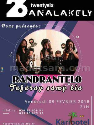 Randrantelo en concert Karibotel Twenty Six 26