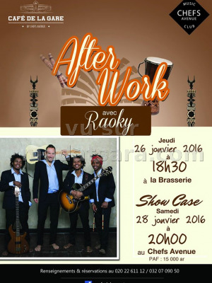 Raoky‍ live au Café de la Gare Soarano‍