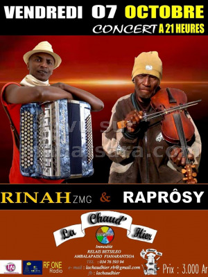 Rapraosy‍ & Rinah ZMG en concert - La Chaud'Hier Ambalapaiso‍