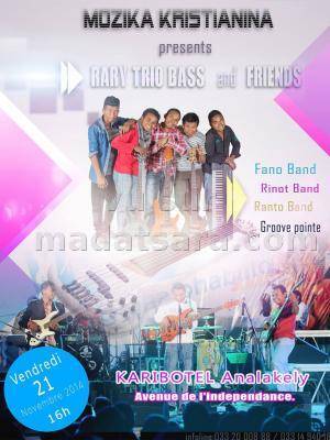 Rary Trio Bass and Friends au Karibotel Analakely