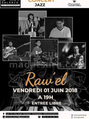 Raw'El en concert Is'Art Galerie‍