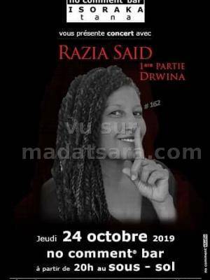 Razia Said - No Comment Bar Isoraka