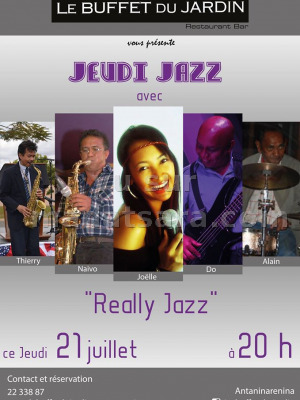 Really Jazz avec Thierry, Naivo, Joelle, Do & Alain - Jeudi Jazz - Buffet du jardin