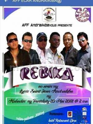 Rebika en concert Lycée Saint Jean Andraikiba